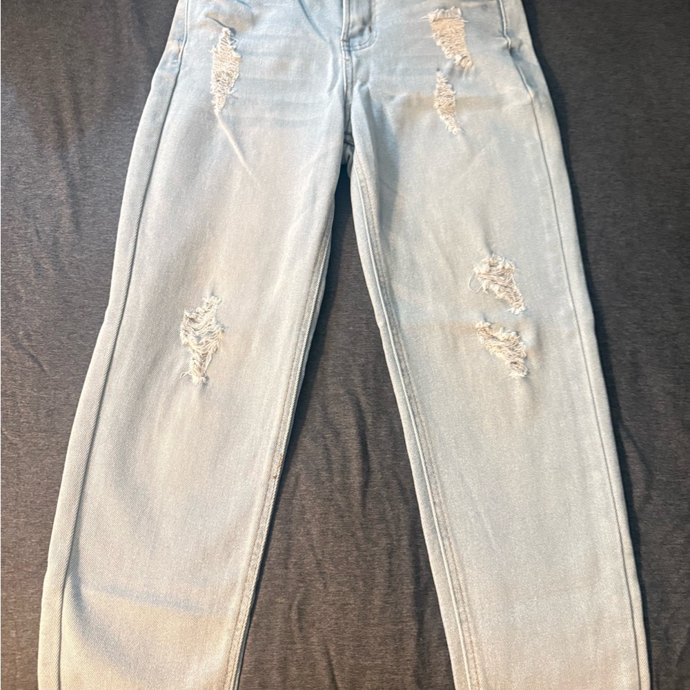 Light Blue Distressed Women Jeans size 3/26